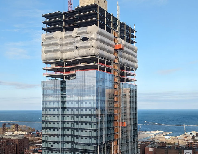 Commercial building in Westlake, Ohio representing large-scale plumbing services for offices, medical facilities, and mixed-use developments